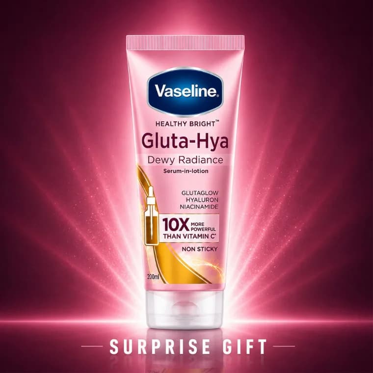 Vaseline Gluta Hya Dewy Radiance Serum in Lotion Bd Variant (200ml)