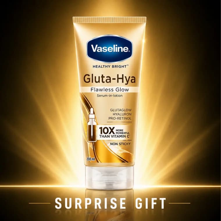 Vaseline Gluta Hya Flawless Glow Serum in Lotion (200ml)
